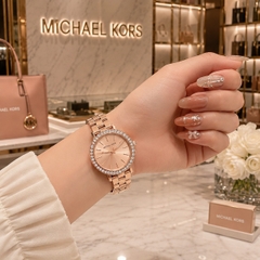 Đồng hồ Michael Kors Nữ Chính hãng - Norie Petite Rose Gold-Tone - Màu Vàng Hồng | JapanSport MK3558