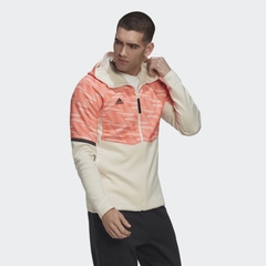 Áo khoác hoodie Adidas Nam Chính Hãng - Designed for Gameday Full-Zip Hoodie - Đỏ/Trắng | JapanSport HL3851