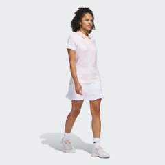 Áo Polo Adidas Nữ Chính Hãng - Ultimate365 Printed Blanket - Màu Hồng | Japansport JC6764
