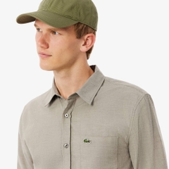 Áo Sơ Mi Lacoste Chính Hãng -  Regular Fit Cotton Shirt - Màu Xám | JapanSport  CH5152-51-J1K