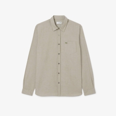 Áo Sơ Mi Lacoste Chính Hãng -  Regular Fit Cotton Shirt - Màu Xám | JapanSport  CH5152-51-J1K
