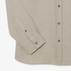 Áo Sơ Mi Lacoste Chính Hãng -  Regular Fit Cotton Shirt - Màu Xám | JapanSport  CH5152-51-J1K
