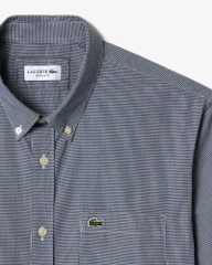 Áo Sơ Mi Lacoste Chính hãng - Gingham Fit Short-Sleeve Shirt - Màu Xanh | JapanSport CH5622-51-522