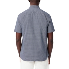 Áo Sơ Mi Lacoste Chính hãng - Gingham Fit Short-Sleeve Shirt - Màu Xanh | JapanSport CH5622-51-522