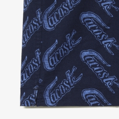 Áo Polo Lacoste Chính hãng - Short Sleeve Vintage Print Shirt - Màu Navy | JapanSport CH5793-51-F65