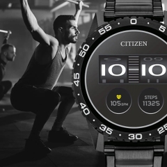 Đồng Hồ Chính Hãng Citizen - CZ Smart PQ2 44mm - MX1017-50X - Màu đen Dây thép - Nam | JapanSport