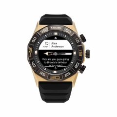 Đồng Hồ Chính Hãng Citizen - CZ Smart PQ2 Hybrid Smartwatch 45mm - JX2009-03E - Màu Đen/vàng - Nam | JapanSport