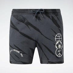 Quần Shorts Reebok Nam Chính Hãng - Classics Block Party Shorts - Xám | JapanSport HS9179