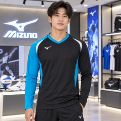 Áo Mizuno Chính Hãng - Game Shirt- Màu Đen | JapanSport V2MA212292