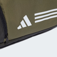 Túi Trống Adidas Chính Hãng - Túi Duffel 3 Sọc Essentials - Màu Xanh | JapanSport IZ1918