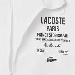 Áo Khoác Lacoste Chính hãng - Cropped Zip-Up Hooded Jacket - Màu Trắng | JapanSport BF9824-51-001