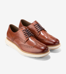 Giày Cole Haan Nam Chính Hãng - ØriginalGrand Remastered Wingtip Oxfords - Màu Nâu | JapanSport C39600