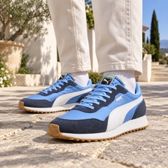 Giày Puma Chính Hãng -  Helsinki G | Regal Blue / Deep Navy / Gum | JapanSport 312158-05