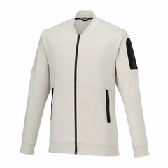 Áo Khoác Mizuno Chính Hãng - Soft Stretch Jacket - Màu Kem | JapanSport 32MCB00546