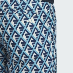 Quần Short Adidas Chính Hãng - Printed Shorts - Màu Xanh Trắng | JapanSport IN9027