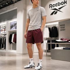 Quần Shorts Reebok Nam Chính Hãng - Speed 3.0 Shorts - Màu Đỏ Mận | JapanSport 100036002