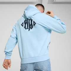Áo Hoodie Puma Nam Chính Hãng - PUMA Manchester City ftblCulture - Màu Xanh | JapanSport  777785 44