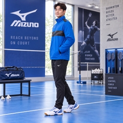 Áo Khoác Mizuno Chính Hãng - Padded warmer jacket - Màu Xanh | JapanSport  P2MEB590-25