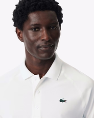 Áo Polo Lacoste Nam Chính hãng - Regular Fit UV Protect Golf Polo - Màu trắng | JapanSport DH3201-51-001