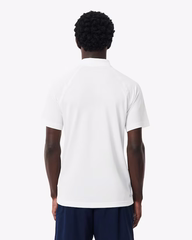 Áo Polo Lacoste Nam Chính hãng - Regular Fit UV Protect Golf Polo - Màu trắng | JapanSport DH3201-51-001