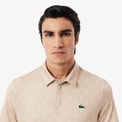 Áo Polo Lacoste Chính hãng - Dáng Suông Chống Tia UV- Màu Be | JapanSport  DH5175-51-7PT
