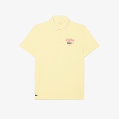 Áo Polo Lacoste Nam Chính hãng - Miami Open Dry Polo - Màu Vàng | JapanSport DH8632-51-107
