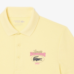 Áo Polo Lacoste Nam Chính hãng - Miami Open Dry Polo - Màu Vàng | JapanSport DH8632-51-107