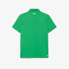 Áo Polo Lacoste Chính hãng - Regular Fit Miami Open Graphic - Màu Xanh | JapanSport DH8632-51-SIW