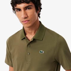 Áo Polo Lacoste Nam Chính hãng - Áo Polo Golf Lacoste Nam Dáng Suông Chống Tia UV - Màu Xanh | JapanSport DH8915-51-E9F