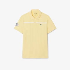 Áo Polo Lacoste Chính hãng - Ultra Dry Badge Accent Tennis Heritage - Màu Vàng | JapanSport DH8960-51-KCD