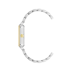 Đồng Hồ Anne Klein Nữ Chính Hãng - Glitter Accented Bracelet - Bạc/Vàng hồng | JapanSport AK/3761SVTT