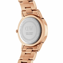 Đồng Hồ Daniel Wellington Nữ Chính Hãng - Iconic Link Rose Gold-tone Dial Ladies - Màu vàng | JapanSport DW00100401
