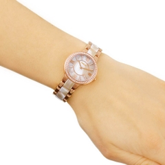 Đồng hồ Nữ Fossil Chính hãng - Fossil Virginia Rose-Tone & Horn | JapanSport ES3716