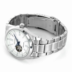 Đồng hồ Seiko Nam Chính hãng - Open Heart - SCVE049 - Màu trắng - tự động | JapanSport