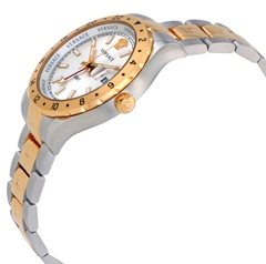 Đồng Hồ Chính Hãng Versace - Hellenyium GMT Silver Dial Men's Watch - V1103-0015- Màu Vàng - Nam | JapanSport