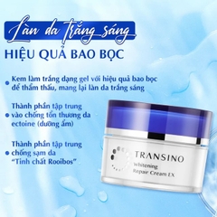 Kem dưỡng trắng da Transino Whitening Repair Cream EX  (35 g) - Màu Trắng | JapanSport