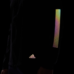 Áo Khoác gió nam Adidas Chính hãng - Rise Up N Run Jacket - Black | JapanSport DZ1575