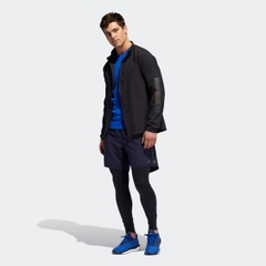 Áo Khoác gió nam Adidas Chính hãng - Rise Up N Run Jacket - Black | JapanSport DZ1575