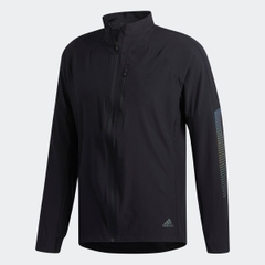 Áo Khoác gió nam Adidas Chính hãng - Rise Up N Run Jacket - Black | JapanSport DZ1575