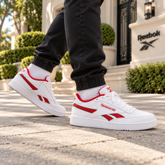 Giày Reebok Nam Chính Hãng - Club C Revenge- trắng/đỏ |JapanSport 100033713