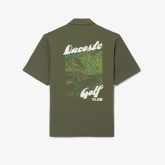 Áo Polo Lacoste Chính hãng - Ultra Dry Printed Stretch - Màu Xanh | JapanSport CH4903-51-E9F