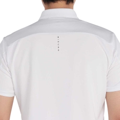 Áo Polo Mizuno Chính Hãng - Solar Cut Short Sleeve Shirt - Nam - Màu Trắng | JapanSport E2MAB001-01