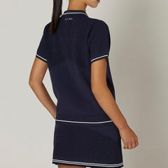 Áo Polo Nữ Foot joy Chính Hãng - Contrasting Knit Fabric - Màu Đen | JapanSport 32297 FJW-F24-M02