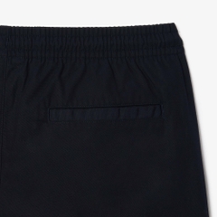 Quần Short Lacoste Chính hãng - Relaxed Fit Poplin - Màu Abysm Blue | JapanSport GH7220-51-HDE