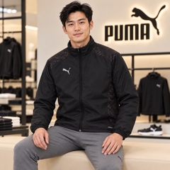 Áo Khoác Puma Chính Hãng - teamFINAL Padded Woven Jacket - Màu Đen | JapanSport 659739-03