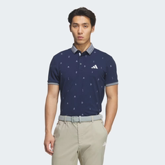Áo Polo Adidas Nam Chính Hãng - MONOGRUM SHORT-SLEEVE POLO SHIRT - Màu Navy | JapanSport JZ4364