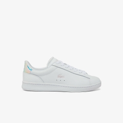 Giày Lacoste Nữ Chính Hãng - Carnaby Set Leather - Màu Trắng | JapanSport 7-48SFA0013-1Y9