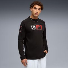 Áo Dài Tay Puma Chính hãng -  F1® Longsleeve Tee Men - Màu Đen | JapanSport 632669-01