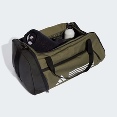 Túi Trống Adidas Chính Hãng - Túi Duffel 3 Sọc Essentials - Màu Xanh | JapanSport IZ1918