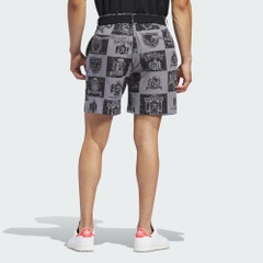 Quần Short Adidas Chính Hãng - Go-To Printed Shorts - Màu Xám | JapanSport IT6769